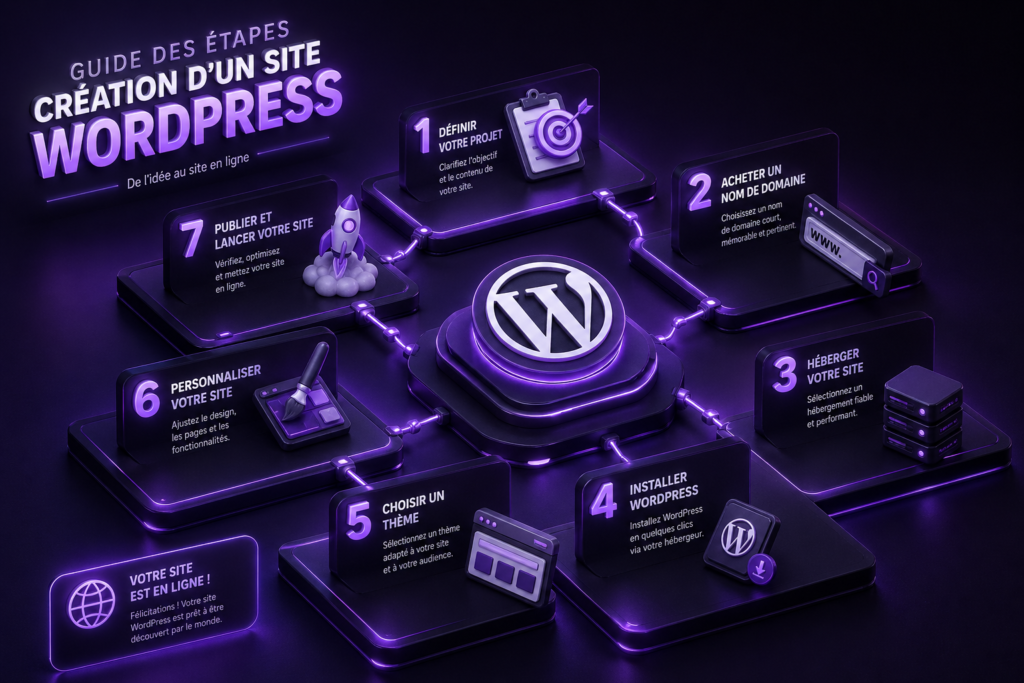 Créer un site WordPress en 2026 : le guide complet pour bien démarrer