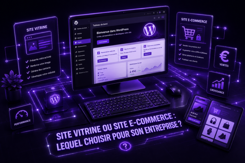 Site vitrine ou site e-commerce : lequel choisir pour son entreprise?