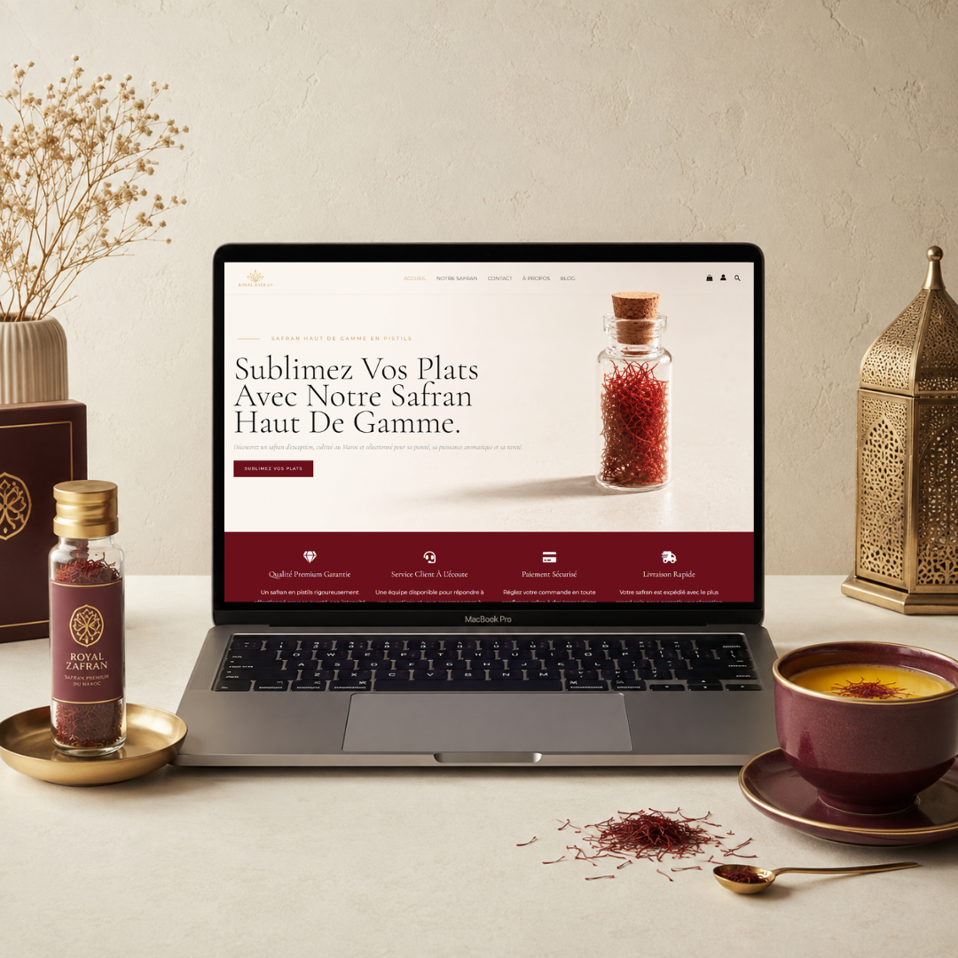 réalisation site e-commerce épicerie fine